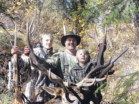 &lt;p&gt;Kolby Muscha, son of author Mike Muscha, poses with children Logan, 14, Luke, 10, and a 6-by-6 Lochsa bull harvested in the fall of 2012.&lt;/p&gt;