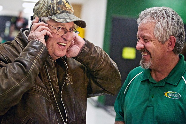 &lt;p&gt;JEROME A. POLLOS/Press Doug Parker notifies the winner of the 2011 Toyota Tacoma while Conrad Underdahl, the principal of Lakeland High School, listens in Tuesday during the Prairie Pig basketball game against Post Falls. Parker Toyota donated the truck to help raise funds for Lakeland, Timberlake and Post Falls high schools. Together the three schools sold 6,279 raffle tickets raising nearly $63,000.&lt;/p&gt;