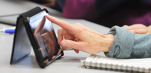 &lt;p&gt;People working with their Kindle's on Wednesday, January 18, at
the Learning your iPad and Kindle Class at the Whitefish Community
Library.&lt;/p&gt;