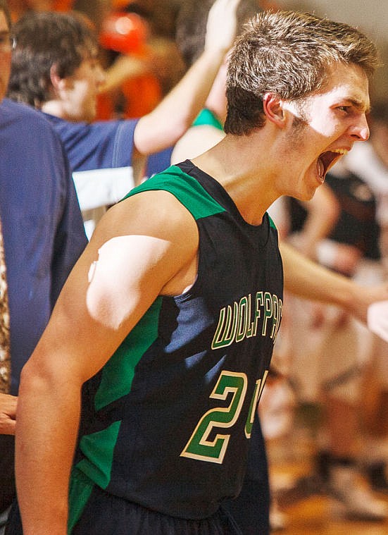 &lt;p&gt;Glacier senior Logan Iverson (24) celebrates after Tuesday night's crosstown basketball victory over Flathead at Flathead High School.&#160;&lt;/p&gt;