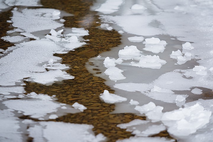 &lt;p&gt;SHAWN GUST/Press Ice along the shore of Lake Coeur d'Alene creates many shapes and textures as warming temperatures break up floes near Higgins Point.&lt;/p&gt;