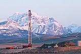 Photographer's eyes on reservation oil rigs