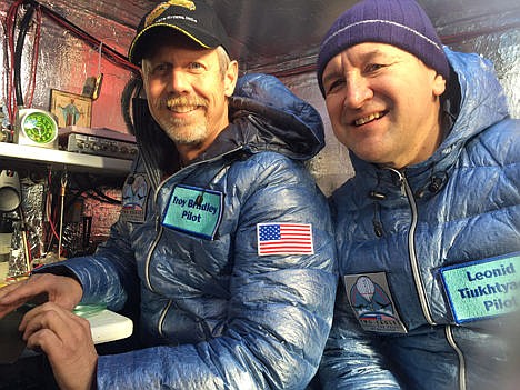 &lt;p&gt;Two Eagles Balloon Team pilots Troy Bradley (left) of Albuquerque, N.M., and Leonid Tiukhtyaev of Russia.&lt;/p&gt;