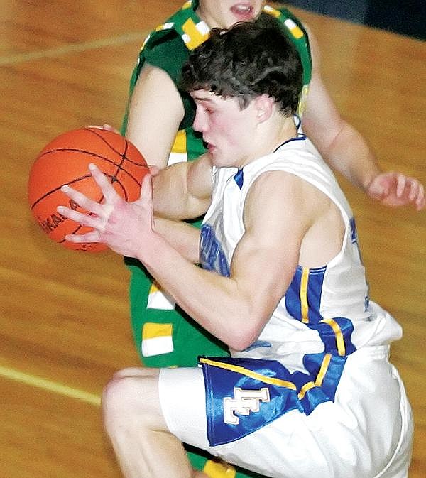 Paul Sievers/The Western News T.J. Benson played at a high level in both the Eureka and Whitefish games.