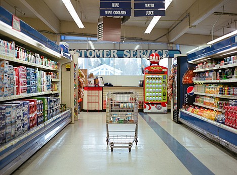 &lt;p&gt;A bargain cart at Peterson's &quot;IGA&quot; grocery store on East Sherman.&lt;/p&gt;