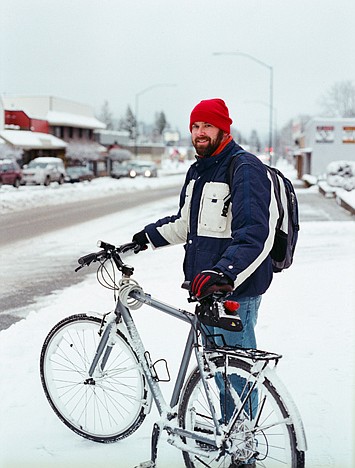 &lt;p&gt;Harley with his bike on the corner of 11th Street and Sherman Avenue.&lt;/p&gt;