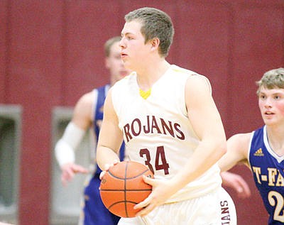 <p>Senior Kolton Winebark vs. T-Falls Jan. 2.</p>