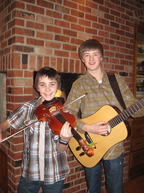 &lt;p&gt;Justin Sherfey, 13, left, and Colby Acuff, 15, are an acoustic
performance duo who met less than a year ago and have already
played 20 gigs.&lt;/p&gt;