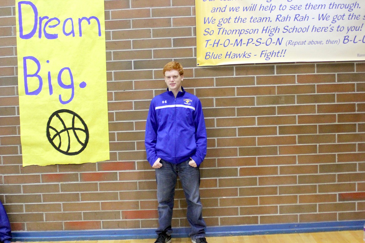 &lt;p&gt;&lt;strong&gt;Dylan Kruetzer was honored during the Bluehawks wrestling senior night. He was escorted by his parents.&lt;/strong&gt;&lt;/p&gt;