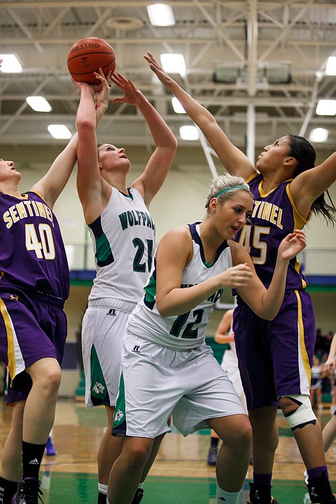 &lt;p&gt;Glacier junior center Cassidy Hashley (21) puts up a shot Tuesday night during Glacier's home victory over Missoula Sentinel. Tuesday, Feb. 5, 2013 in Kalispell, Montana. (Patrick Cote/Daily Inter Lake)&lt;/p&gt;