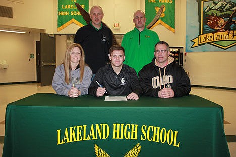 &lt;p&gt;Lakeland High senior kicker Cade Coffey signed a letter of intent to play football at Idaho. In the front, from left, are: JoAnn Coffey, Cade Coffey and Travis Coffey. In the back, from left, are: Lakeland High athletic director Trent Derrick and Lakeland High football coach Tim Kiefer. Lakeland High senior kicker Cade Coffey signed a letter of intent to play football at Idaho. In the front, from left, are: JoAnn Coffey, Cade Coffey and Travis Coffey. In the back, from left, are: Lakeland High athletic director Trent Derrick and Lakeland High football coach Tim Kiefer.&lt;/p&gt;