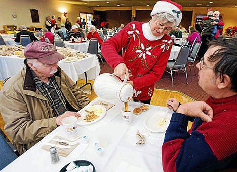 &lt;p&gt;In this December 2011 photo, Connie Howe pours coffee for Ronald Read, left, and Dave Smith during the Charlie Slate Memorial Christmas breakfast at the American Legion in Brattleboro, Vt. Read, a former gas station employee and janitor who died in June 2014 at age 92, had a long-time habit of foraging for firewood but also had a hidden talent for picking stocks. After his death he bequeathed $6 million to his local library and hospital.&lt;/p&gt;