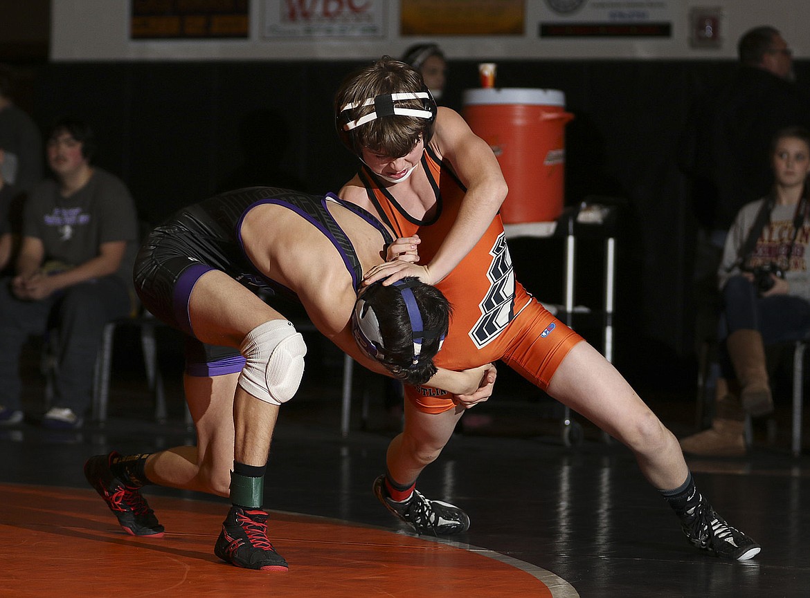 &lt;p&gt;Ronan&#146;s Zane Walchuk and Polson&#146;s RJ Pierre wrestle in the 103 weight class last Friday night.&lt;/p&gt;