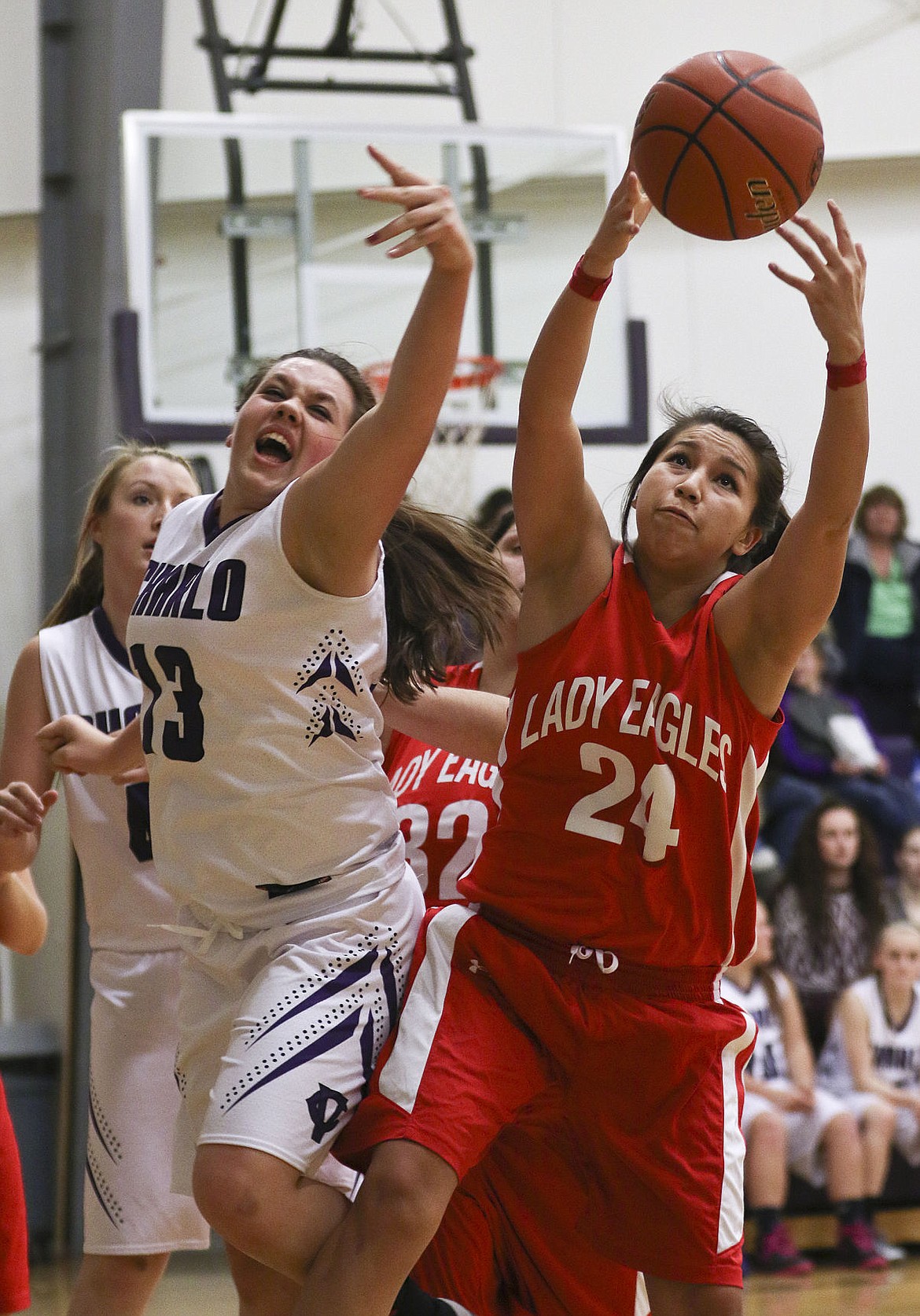 &lt;p&gt;TER's and Charlo's Ashley Tryon fight for possession of the ball during their game in Charlo last Tuesday.&lt;/p&gt;