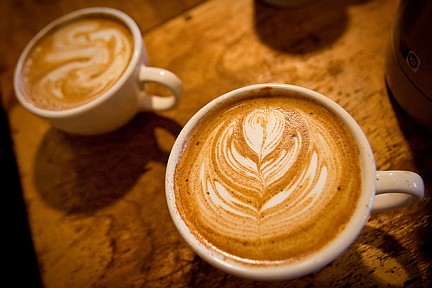 &lt;p&gt;Designs in the top layer of coffee are made by varying techniques in foam preparation and pouring.&lt;/p&gt;