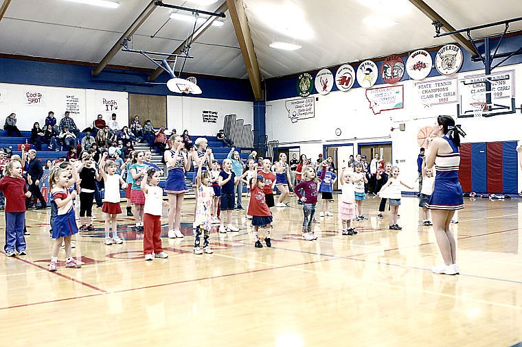 &lt;p&gt;The Superior High School cheerleading team is joined by over 30 elementary students to perform during halftime on Friday.&lt;/p&gt;