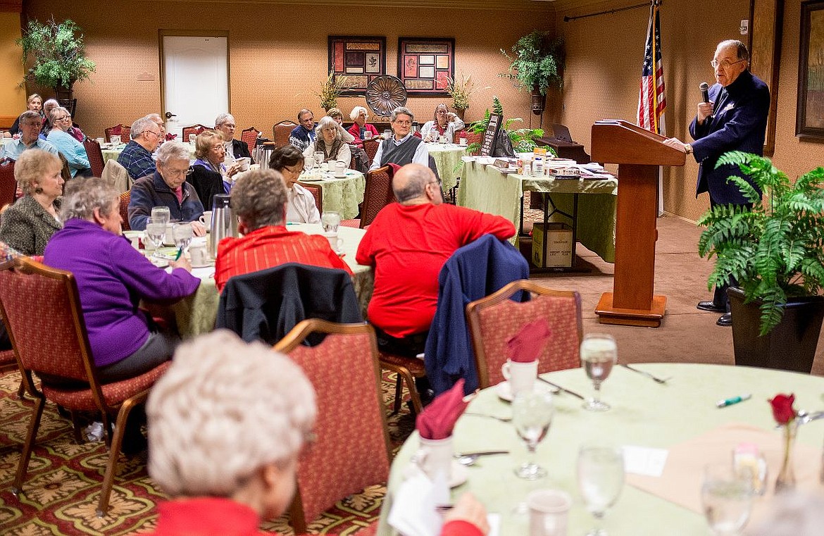 &lt;p&gt;More than 70 people listen to retired urologist Norman Leffler on Friday at Garden Plaza retirement community in Post Falls as he shares suggestions on living comfortably and healthily in the later stages of life.&lt;/p&gt;