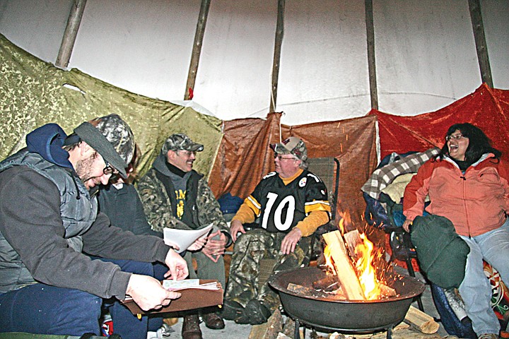 Reading teepee