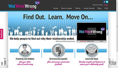 &lt;p&gt;This undated frame grab provided by WotWentWrong.com shows the company's home page on its website. Online dating sites and apps for hooking up on the go are abundant. But breakup tech hasn't kept pace. The latest entrant is WotWentWrong, brand new for dumpees in search of feedback from their formers after a first date fails to produce a follow-up call or budding love dies on the vine without explanation. (AP Photo/WotWentWrong.com)&lt;/p&gt;