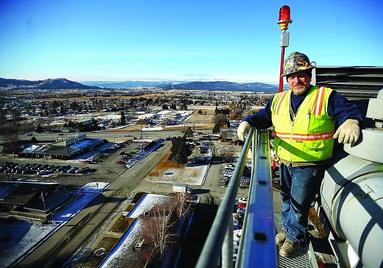 &lt;p&gt;Jeff Halsey takes in the view from the crane above the Kalispell
Regional Medical Center expansion project on Jan. 12. Halsey is
overseeing the $42 million surgical tower construction for Swank
Enterprises.&lt;/p&gt;