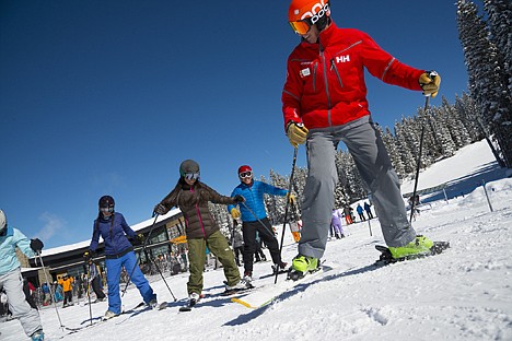 &lt;p&gt;This 2012 photo provided by Aspen/Snowmass shows a group class at Elk Camp ski school at Snowmass in Aspen, Colo. Planning a ski vacation for couples can be tricky if one person is an expert and the other a novice. Making plans to ski separately with time for lessons, as well as some together time on intermediate slopes, can make the vacation work smoothly.&lt;/p&gt;