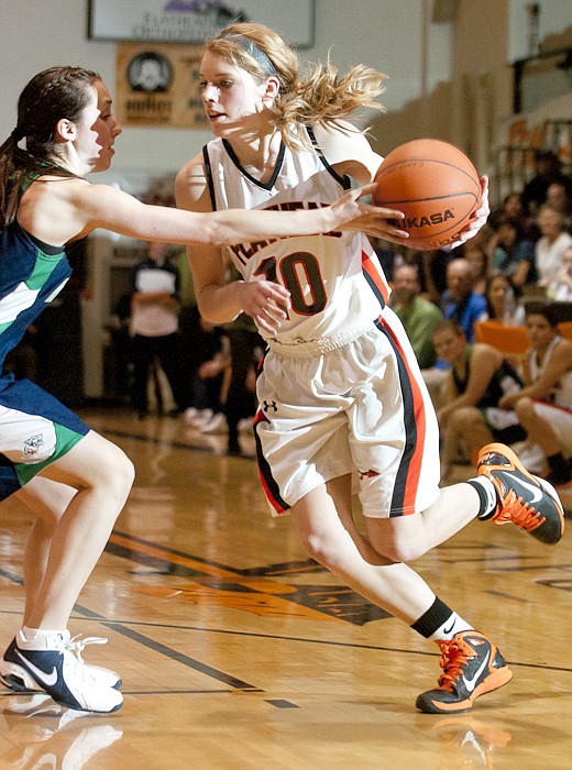<p>Patrick Cote/Daily Inter Lake during the crosstown basketball
game at Flathead High School Thursday night. Thursday, Feb., 2,
2012 in Kalispell, Mont.</p>