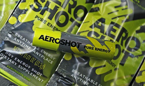 &lt;p&gt;An &quot;Aero Shot&quot; caffeine device is displayed in Boston, Tuesday Feb. 7, 2012. The lipstick-sized product went on the market late last month in Massachusetts and New York, and is also available in France. A single unit costs $2.99 at convenience, mom-and-pop, liquor and online stores. (AP Photo/Charles Krupa)&lt;/p&gt;