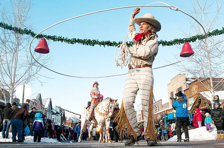 &lt;p&gt;Jack Fairchild performs rope tricks Saturday afternoon during the Whitefish Winter Carnival Parade. &quot;I was born with a rope in my hand,&quot; said Fairchild.&lt;/p&gt;