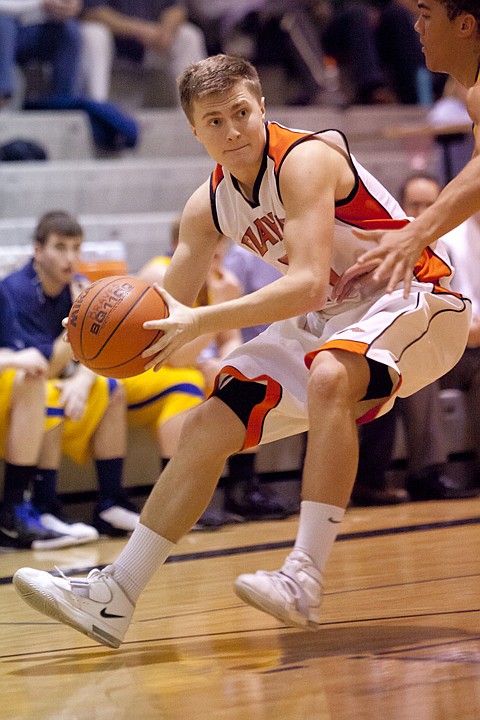 &lt;p&gt;Drew Crosby of Flathead makes a jump stop during a drive against
a Missoula Big Sky defender Friday night at Flathead High
School.&lt;/p&gt;&lt;p&gt;&lt;/p&gt;