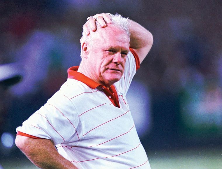 &lt;p&gt;In this Aug. 29, 1994, file photo, Fresno State football coach Jim Sweeney watches his team during the Pigskin Classic game against Ohio State in Anaheim, Calif. Sweeney, who coached Fresno State's football team for 19 seasons and retired with a school-record 144 victories, has died. He was 83. Sweeney coached Flathead High School to back-to-back state football titles in 1958 and 1959. (AP Photo/Eric Draper, File)&lt;/p&gt;