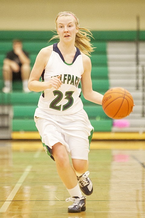 &lt;p&gt;Glacier&#146;s Amy Lybeck (23) looks to pass as she brings the ball
up the court in the first half of Glacier&#146;s contest with Missoula
Big Sky on Saturday.&lt;/p&gt;