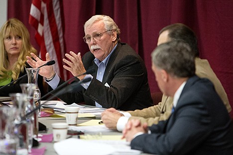 &lt;p&gt;Chairman Ken Howard introduces a speaker during a open forum workshop at North Idaho College held by the board of trustees to discuss the college&#146;s policies on tenure.&lt;/p&gt;