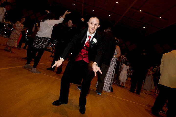 &lt;p&gt;Tyler Davis busts some moves on the dance floor at the Night to Shine prom on Friday, Feb. 12, 2016 at Real Life Ministries in Post Falls. Sponsored by the Tim Tebow Foundation, Night to Shine prom is an annual dance for people with physical and mental disabilities, and is held in hundreds of locations throughout the county.&lt;/p&gt;