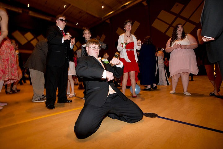 &lt;p&gt;JAKE PARRISH/Press Jermiah &quot;Coop&quot; Cooper busts a move at the Night to Shine prom on Friday, Feb. 12, 2016 at Real Life Ministries in Post Falls. Sponsored by the Tim Tebow Foundation, Night to Shine prom is an annual dance for people with physical and mental disabilities, and is held in hundreds of locations throughout the county.&lt;/p&gt;