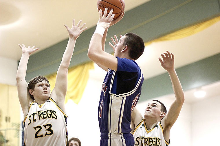 &lt;p&gt;Superior's Wyatt Zylawy shoots a heavily contested basket against St. Regis on Thursday. The Bobcats had wins over Noxon and St. Regis this week on their way to winning the conference title.&lt;/p&gt;