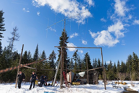 &lt;p&gt;Firefighters from Timberlake Fire Protection District work the scene where an Athol man lost a hand and several fingers Thursday following an accident that occurred while working on a ham radio tower.&lt;/p&gt;