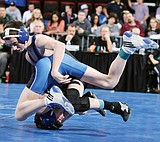 Roberts takes 98 pound state A title