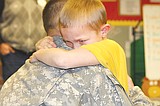 Dad surprises son after eight months in Iraq