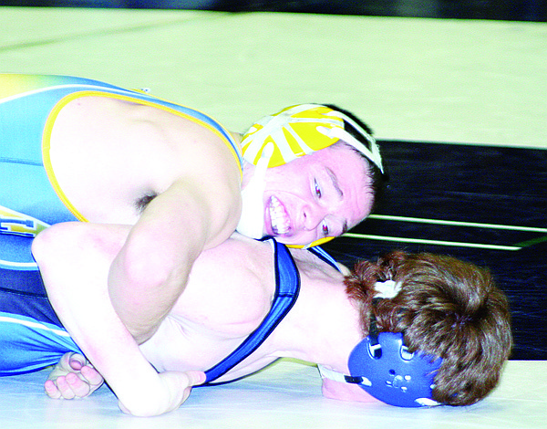 The Greenchain&#146;s Mitch Haugen went the distance in all three of his state tournament matches at 125 pounds.