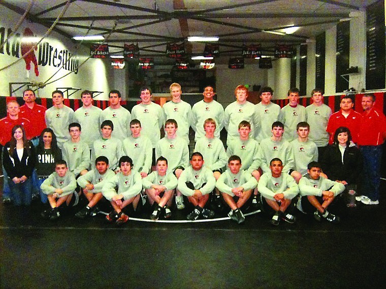 For the Ephrata Tigers' wrestling team the 2010-11 season has been one of youth development while also embracing the talents of its older athletes. Head coach P.J. Anderson, third row, far left, has been grateful of the work put in by senior such as Deion Ducksworth, Tyler Childs, and Curtis Treiber, who have helped him nurture a very young squad through the campaign.