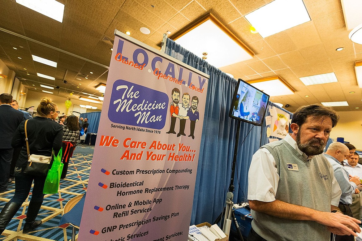 &lt;p&gt;SHAWN GUST/Press Don Smith, pharmacist for The Medicine Man, works the pharmacy&#146;s booth.&lt;/p&gt;