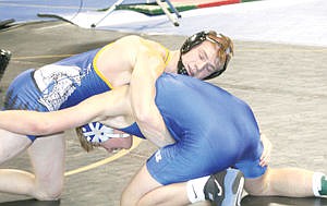 &lt;p&gt;Garret Chapel wrestling Tyler Schaub of Havre during the Class A state wrestling championship at 170, Billings, Feb. 14.&lt;/p&gt;