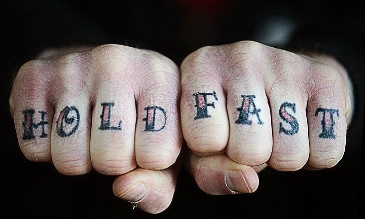 &lt;p&gt;Detail of tattoo on the hands of Travis Davison on Thursday, February 13, at Straight Blast Gym in Kalispell. (Brenda Ahearn/Daily Inter Lake)&lt;/p&gt;