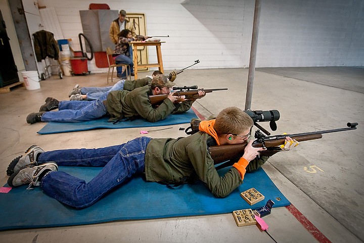 &lt;p&gt;Jaxon Suttlemyre, 14, lies in the prone position while firing off rounds alongside other members of the Coeur d'Alene Rifle and Pistol Club.&lt;/p&gt;