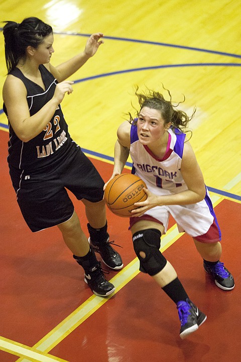 &lt;p&gt;Bigfork&#146;s McKinze Shults (right) drives past Eureka defender
Cassidy Morgan (22).&lt;/p&gt;