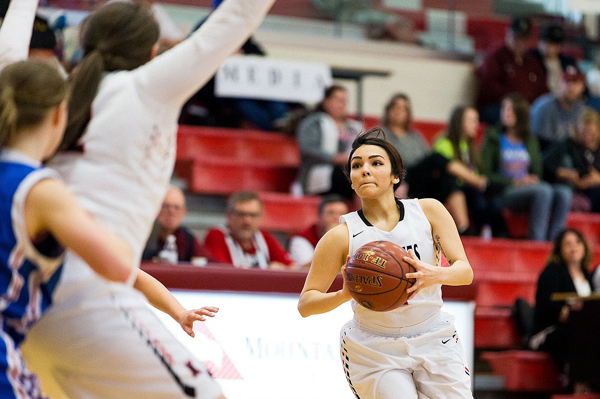 &lt;p&gt;SHAWN GUST/Press Jordyn Nomee sets up for a jump shot during the fourth quarter against Rockland Thursday in Nampa.&lt;/p&gt;