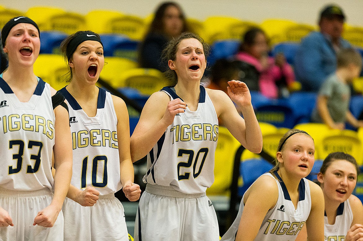 &lt;p&gt;SHAWN GUST/Press The Timberlake girls varsity players cheer for their teammates in the fourth quarter on Thursday.&lt;/p&gt;