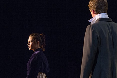 &lt;p&gt;Elizabeth Bennet, played by Rachel Averett, is shocked when Mr Darcy, played by Ben Crotinger, confesses his feelings to her in Charter Academy's play &quot;Pride and Prejudice&quot;adapted from the Jane Austen novel. The play opens February, 20 at Coeur d&#146;Alene High School.&lt;/p&gt;