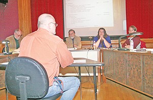 &lt;p&gt;Todd Berget, a teacher at Central School, tells the Libby School Board about the success of the alternative school during a board meeting last Monday. Shown from left are board members Les Nelson, &#160;Superintendent K.W. Maki, Lori Benson,&#160;and Board President Tracy Comeau. &#160;&lt;/p&gt;