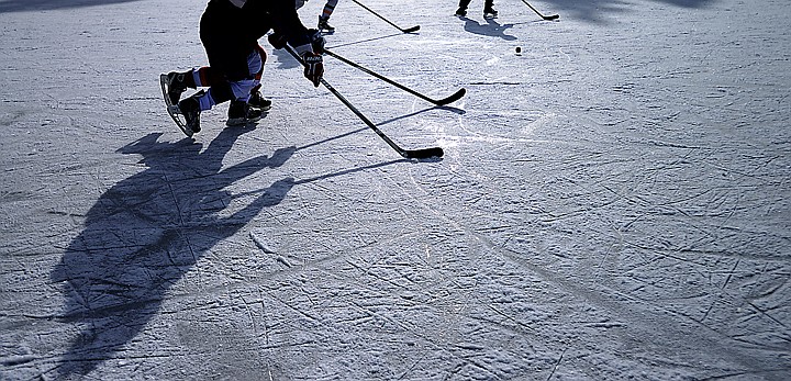 &lt;p&gt;Silhouettes of skaters racing across the ice on Friday, February 21, at the Montana Pond Hockey Classic at Foy's Lake. (Brenda Ahearn/Daily Inter Lake)&lt;/p&gt;